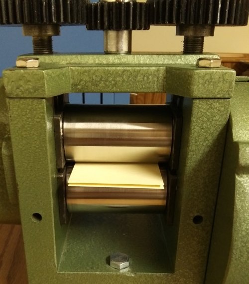 Judy Larson's All About Rolling Mills - Deciding What Setting to Use, Tools For Wire Jewelry, Tools, Make adjustments in the setting and roll another square
